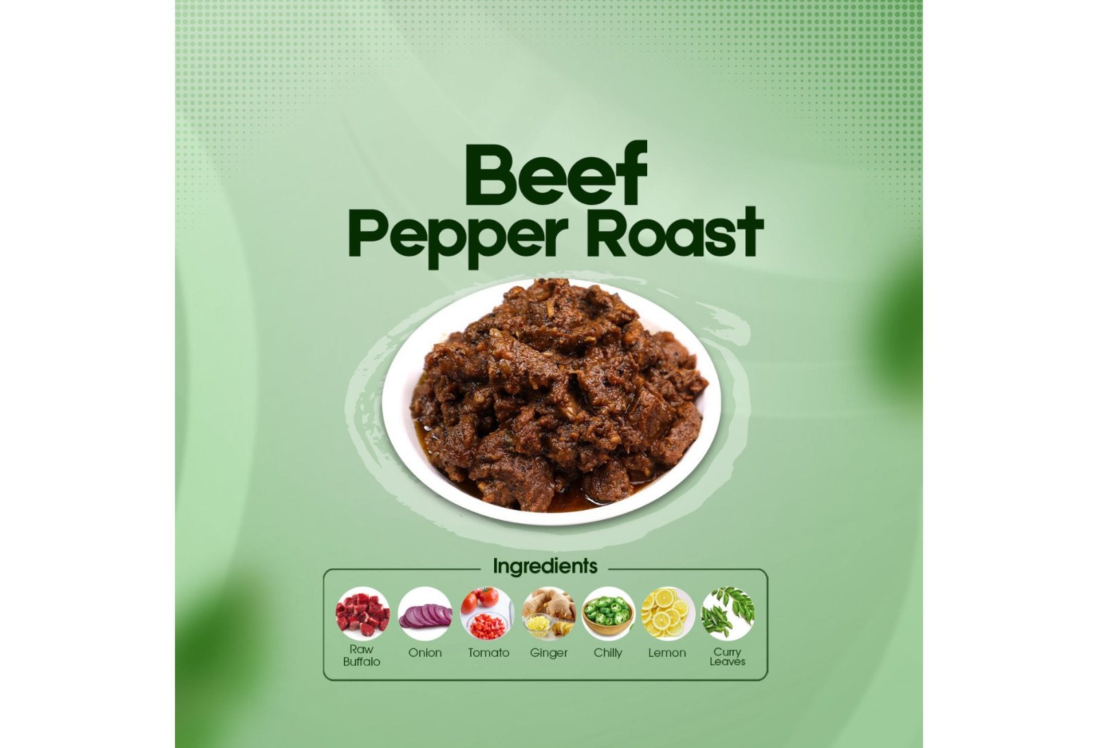 Instant Beef  Pepper Roast Kit( excluding pepper)